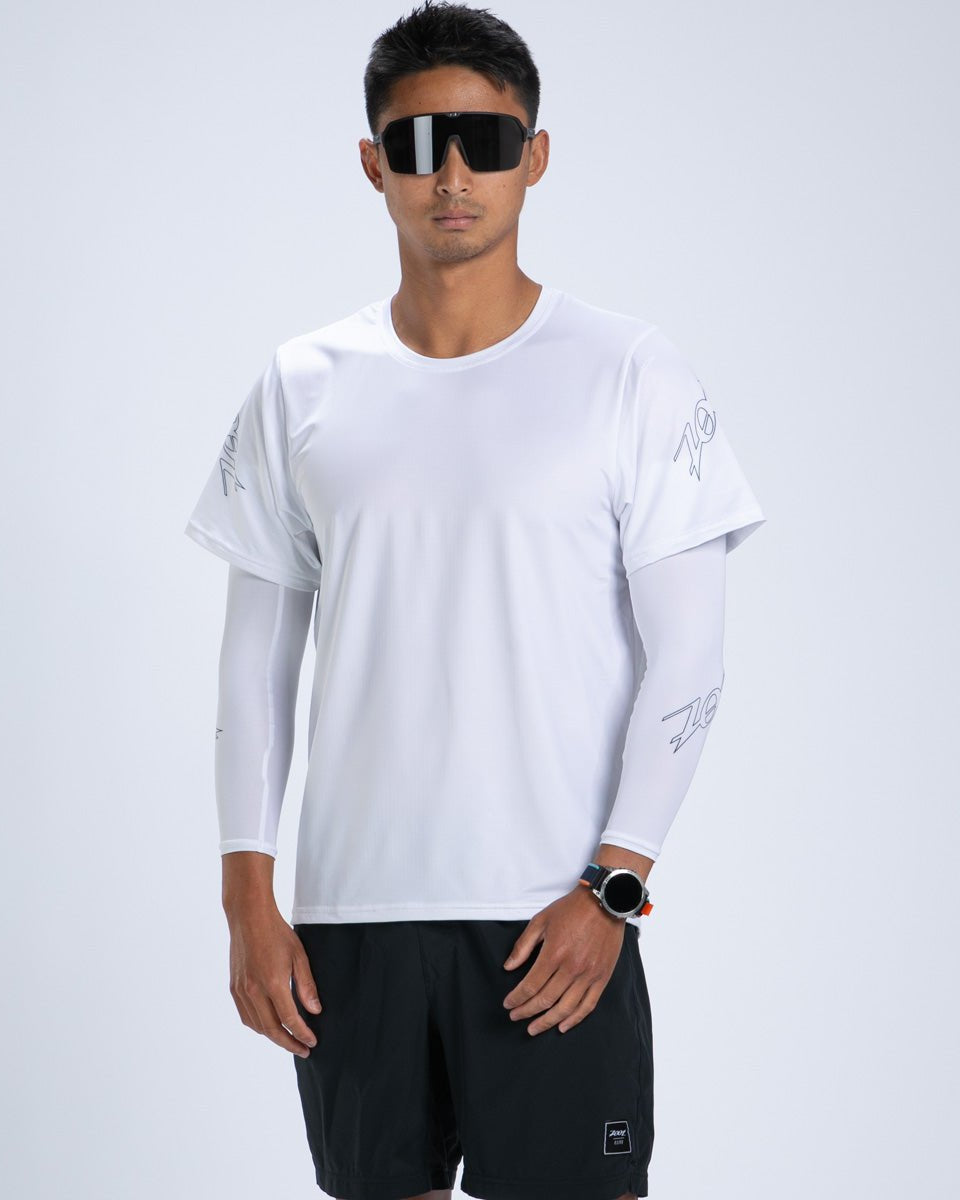 Zoot Sports ARM COOLERS Unisex Ltd Sun Stop Arm Cooler - UPF White