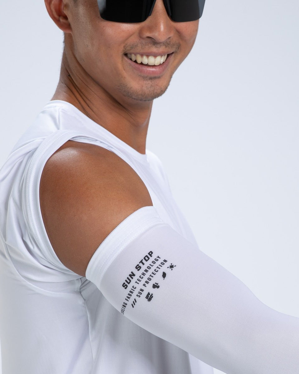 Zoot Sports ARM COOLERS Unisex Ltd Sun Stop Arm Cooler - UPF White