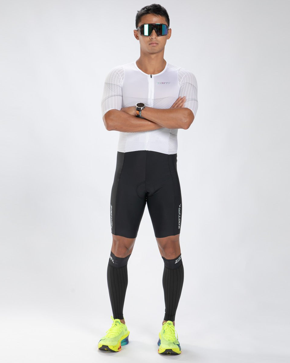 Zoot Sports CALF SLEEVES Unisex Ultra P1x Aero Calf Sleeve - Hyperblack