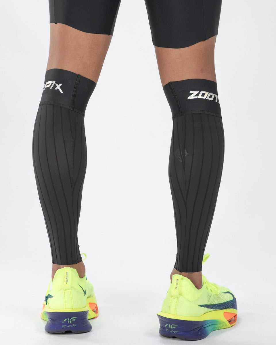 Zoot Sports CALF SLEEVES Unisex Ultra P1x Aero Calf Sleeve - Hyperblack