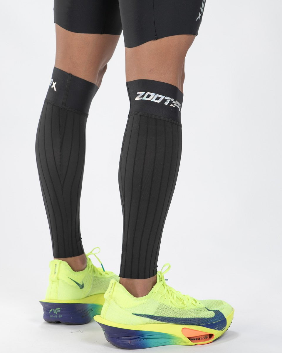 Zoot Sports CALF SLEEVES Unisex Ultra P1x Aero Calf Sleeve - Hyperblack