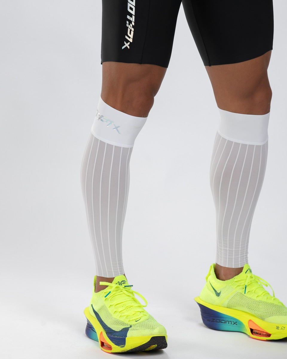 Zoot Sports CALF SLEEVES Unisex Ultra P1x Aero Calf Sleeve - Hyperwhite
