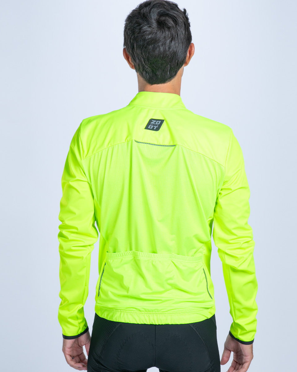 Zoot Sports CYCLE JACKETS Men's Elite Cycle Jacket - Hi Viz Yellow