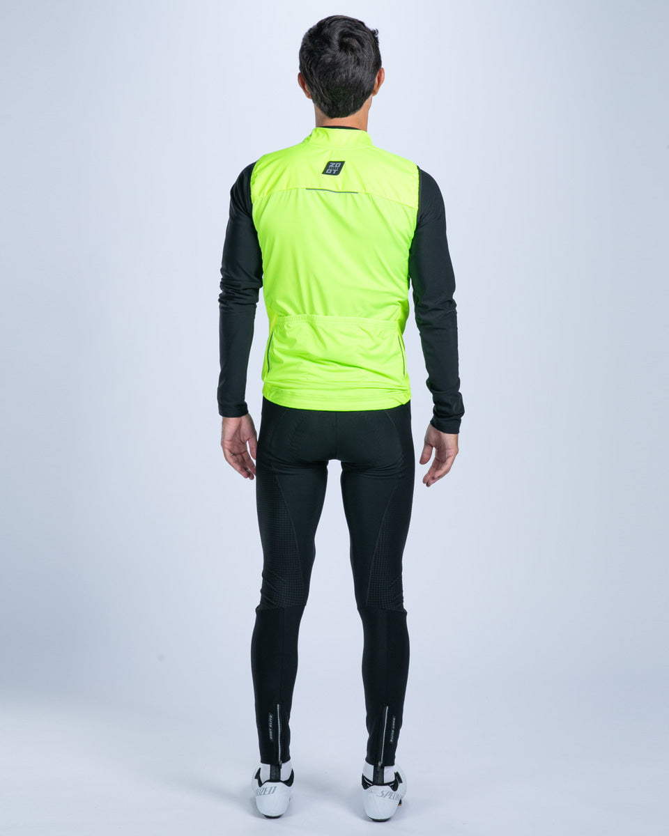 Zoot Sports CYCLE JERSEYS Men's Elite Cycle Vest - Hi Viz Yellow