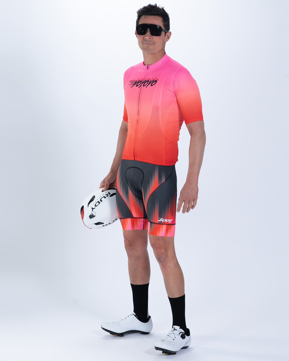 Zoot Sports CYCLE JERSEYS Men's Ltd Cycle Aero Jersey - Yo Yo Yo Fade