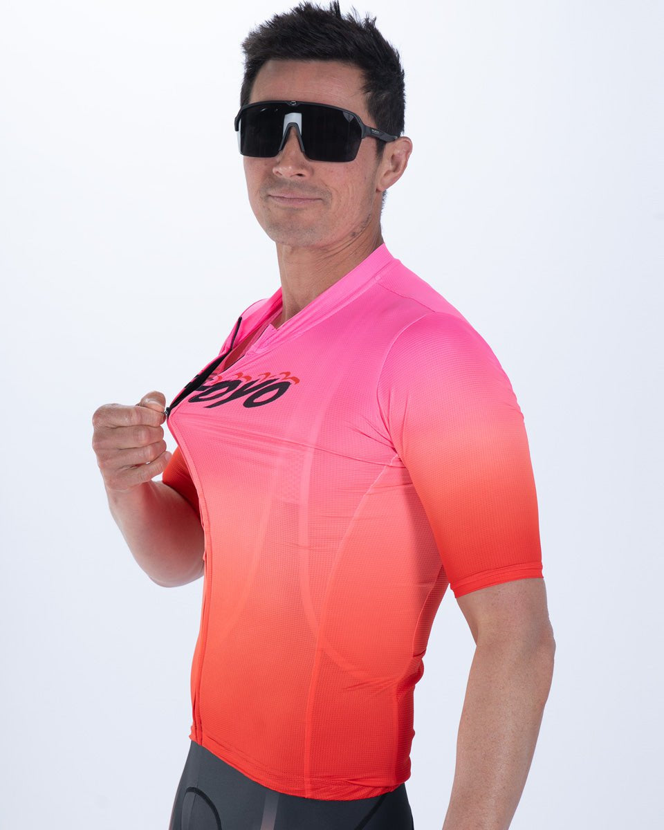 Zoot Sports CYCLE JERSEYS Men's Ltd Cycle Aero Jersey - Yo Yo Yo Fade