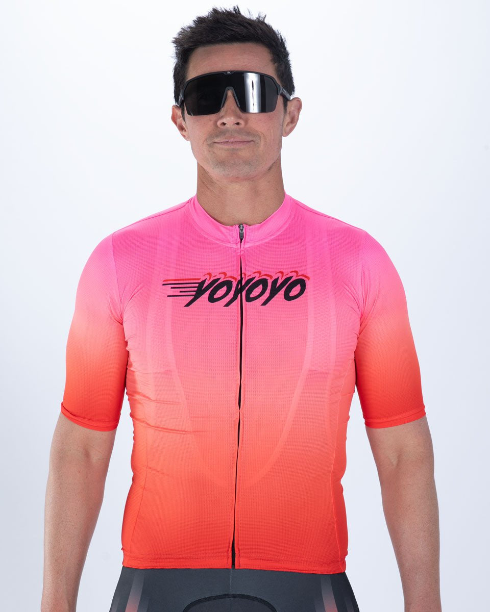 Zoot Sports CYCLE JERSEYS Men's Ltd Cycle Aero Jersey - Yo Yo Yo Fade