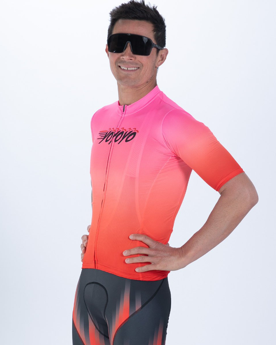 Zoot Sports CYCLE JERSEYS Men's Ltd Cycle Aero Jersey - Yo Yo Yo Fade
