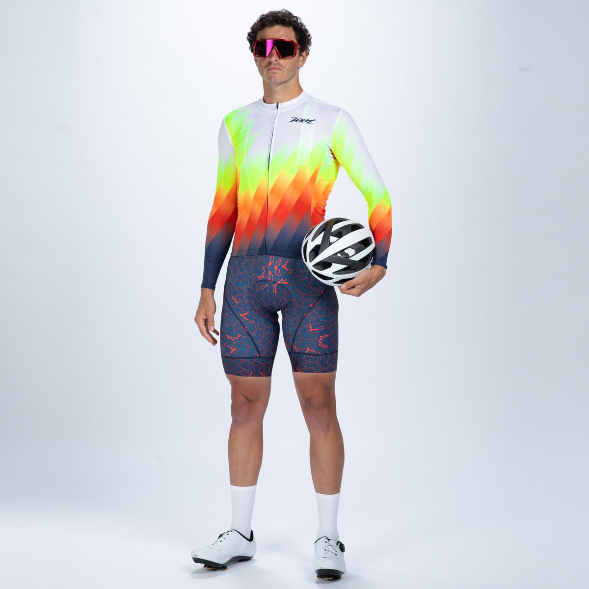 Zoot Sports CYCLE JERSEYS Men's Ltd Cycle Sun Stop Ls Jersey - Costa Del Sol