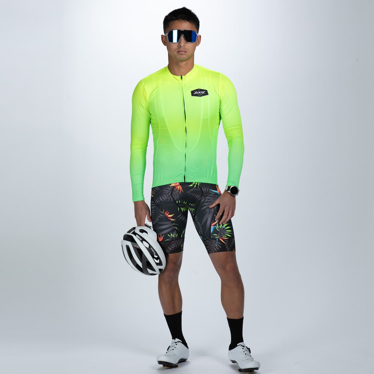 Zoot Sports CYCLE JERSEYS Men's Ltd Cycle Sun Stop Ls Jersey - Tropical Magic