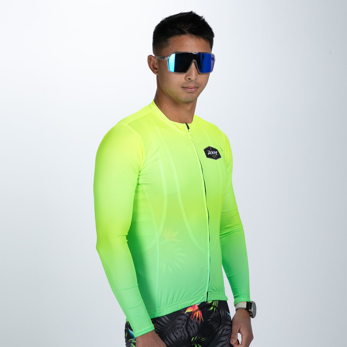 Zoot Sports CYCLE JERSEYS Men's Ltd Cycle Sun Stop Ls Jersey - Tropical Magic