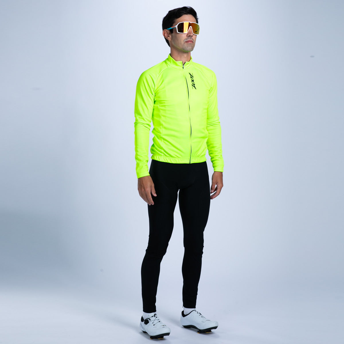 Zoot Sports CYCLE JERSEYS Men's Ltd Cycle Thermal Jersey - Hi Viz Yellow