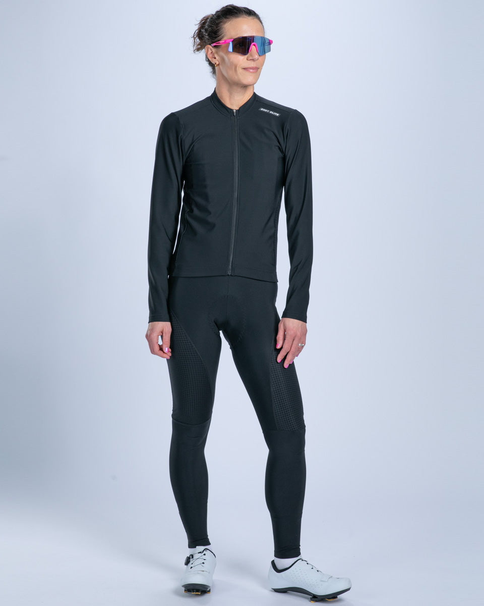 Zoot Sports CYCLE JERSEYS Women's Elite Cycle Hallocore Thermal Jersey - Jet Black