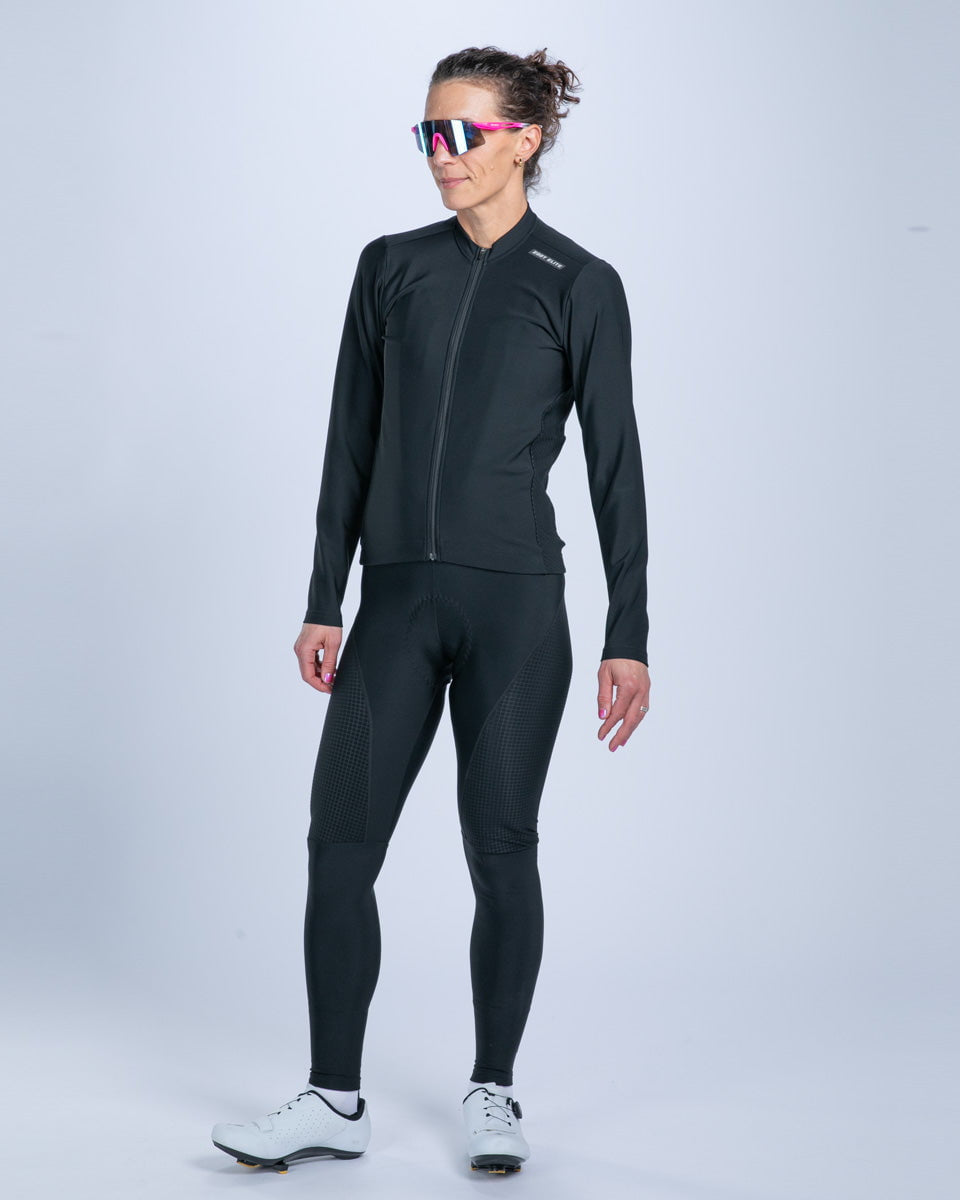 Zoot Sports CYCLE JERSEYS Women's Elite Cycle Hallocore Thermal Jersey - Jet Black