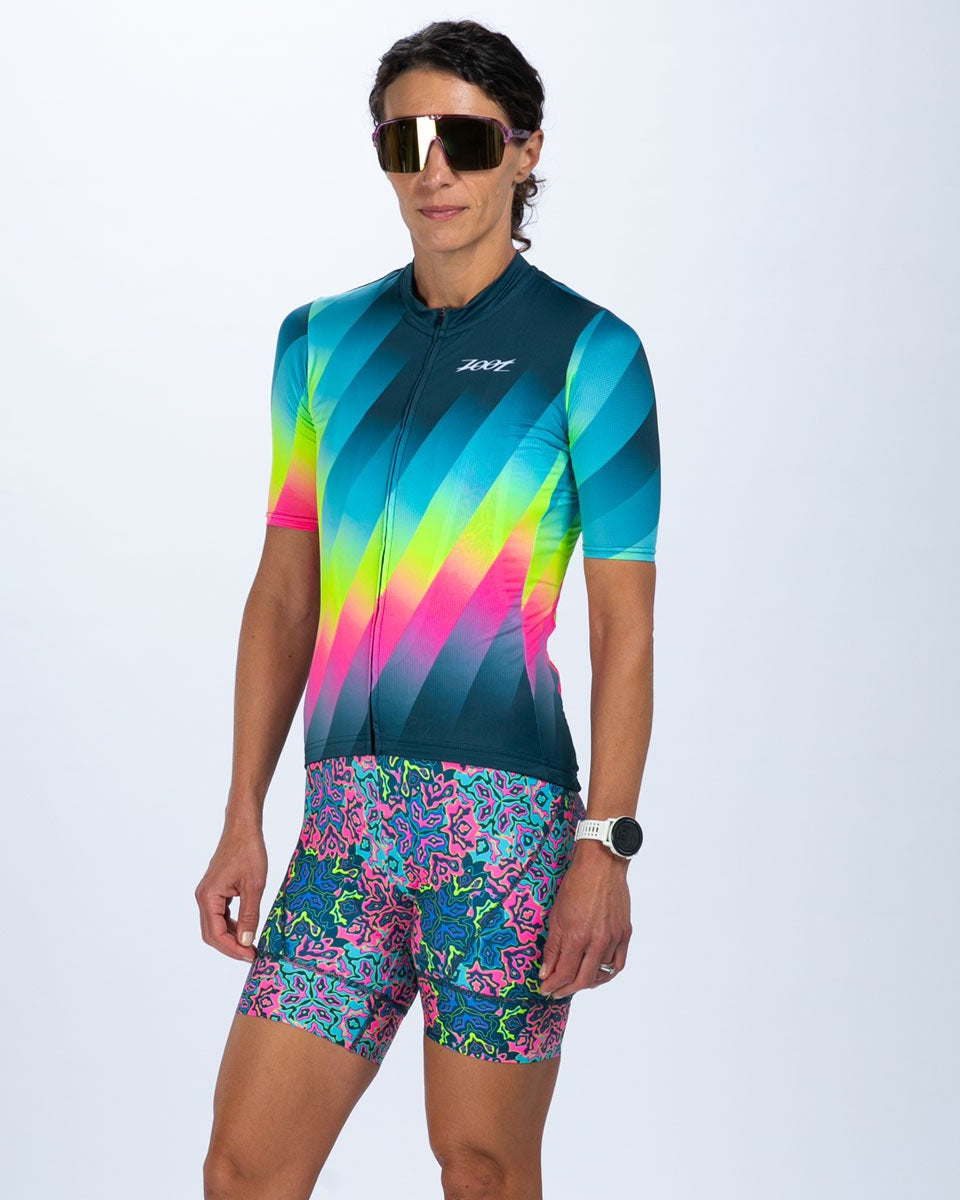 Zoot Sports CYCLE JERSEYS Women's Ltd Cycle Aero Jersey - Costa Del Sol