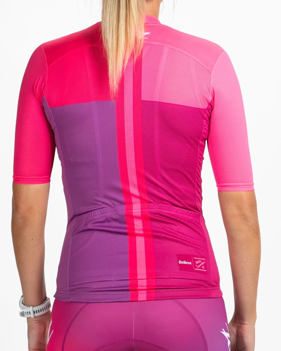 Zoot Sports CYCLE JERSEYS Women's Ltd Cycle Aero Jersey With Exposed Zipper - Believe