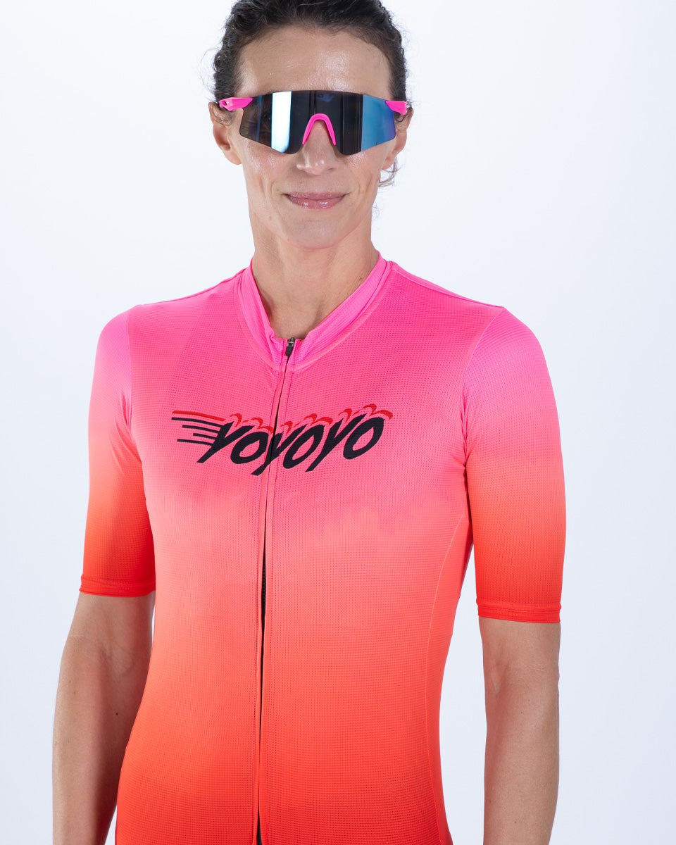 Zoot Sports CYCLE JERSEYS Women's Ltd Cycle Aero Jersey - Yo Yo Yo Fade