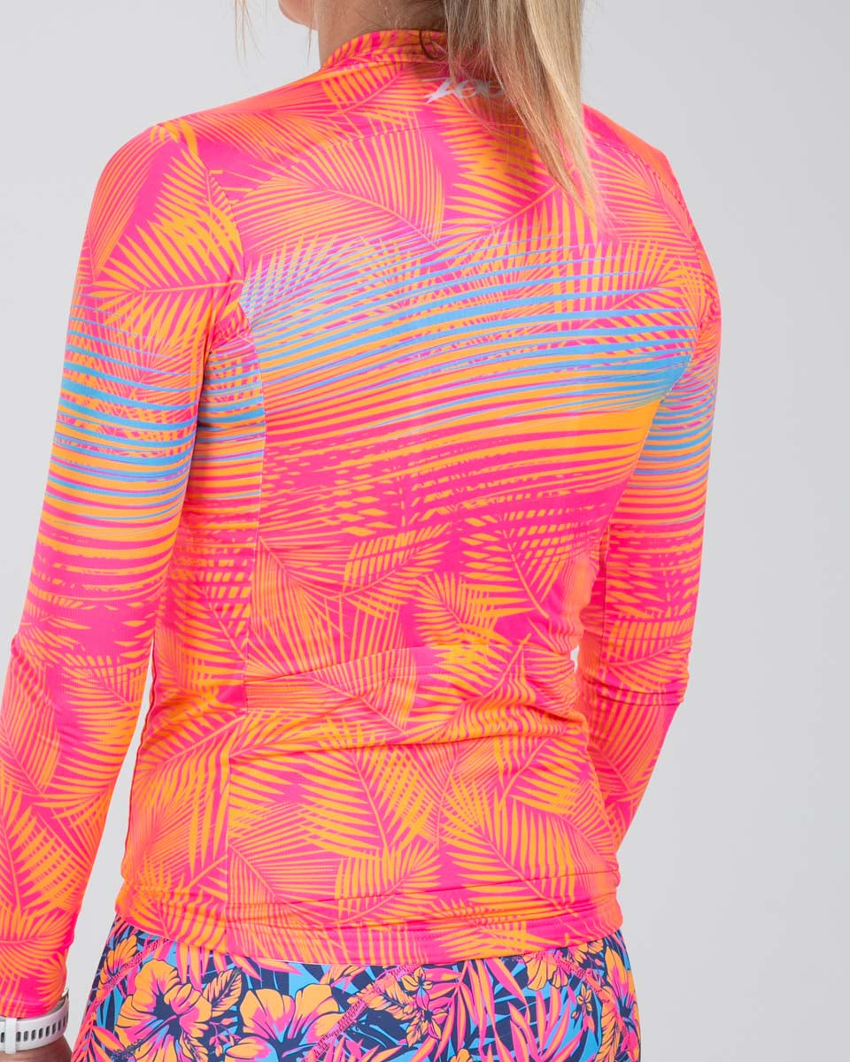 Zoot Sports CYCLE JERSEYS Women's Ltd Cycle Sun Stop Ls Jersey - Club Aloha