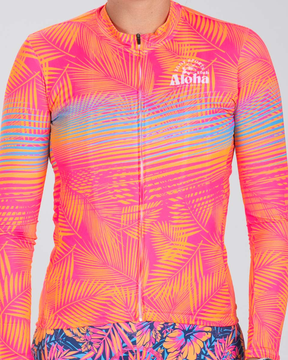 Zoot Sports CYCLE JERSEYS Women's Ltd Cycle Sun Stop Ls Jersey - Club Aloha