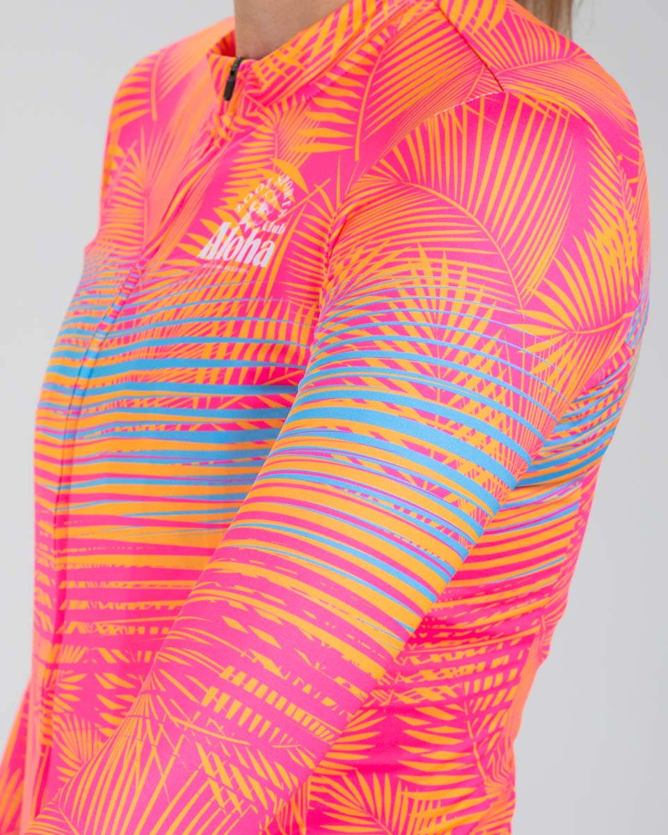 Zoot Sports CYCLE JERSEYS Women's Ltd Cycle Sun Stop Ls Jersey - Club Aloha