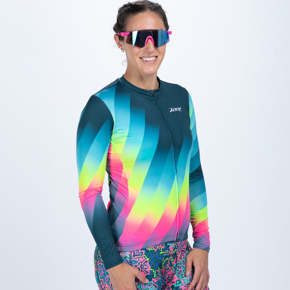 Zoot Sports CYCLE JERSEYS Women's Ltd Cycle Sun Stop Ls Jersey - Costa Del Sol