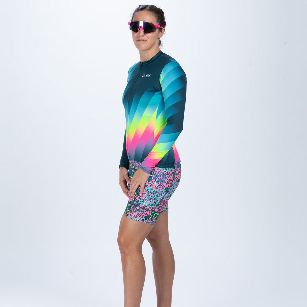 Zoot Sports CYCLE JERSEYS Women's Ltd Cycle Sun Stop Ls Jersey - Costa Del Sol