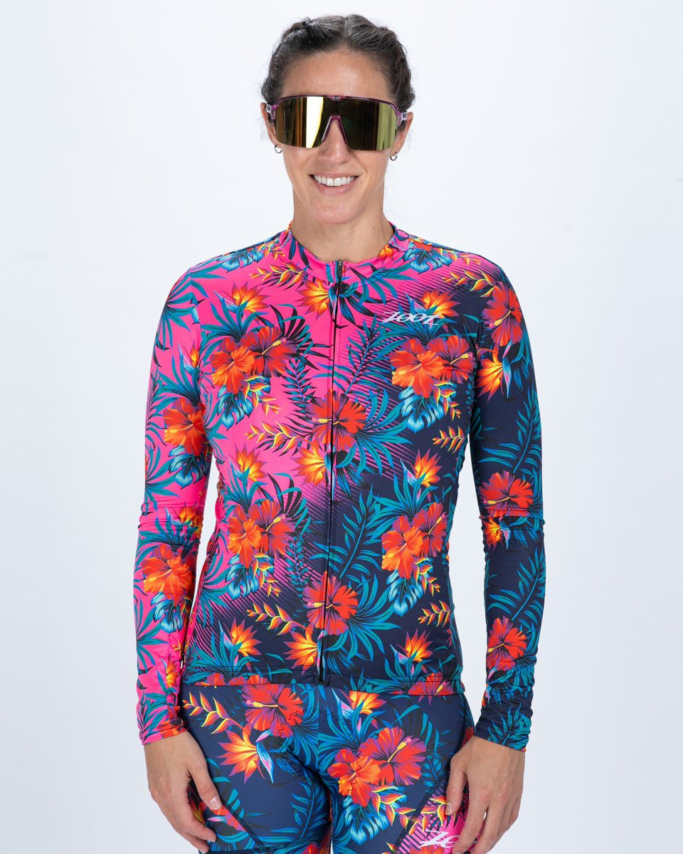 Zoot Sports CYCLE JERSEYS Women's Ltd Cycle Sun Stop Ls Jersey - Queen K