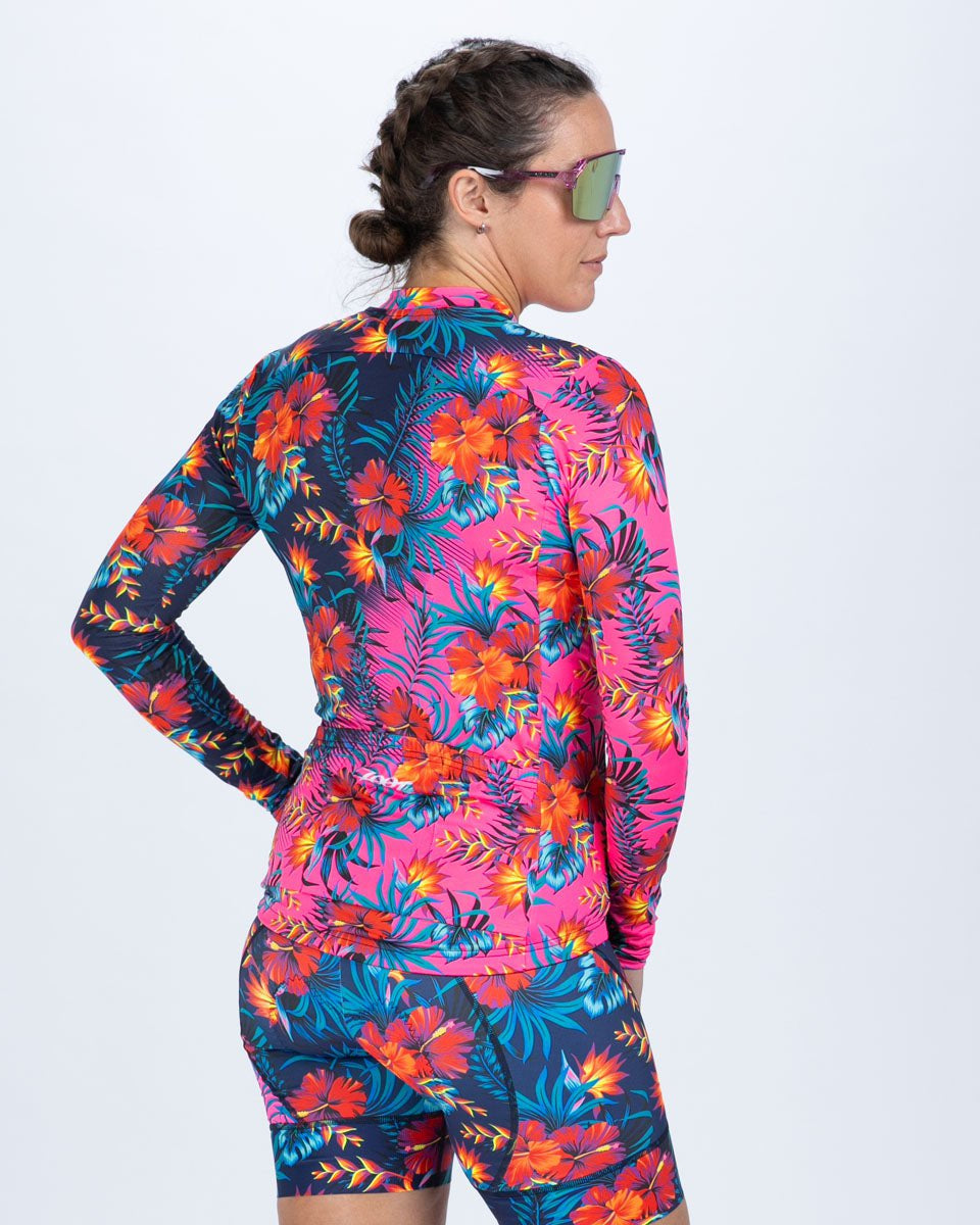 Zoot Sports CYCLE JERSEYS Women's Ltd Cycle Sun Stop Ls Jersey - Queen K