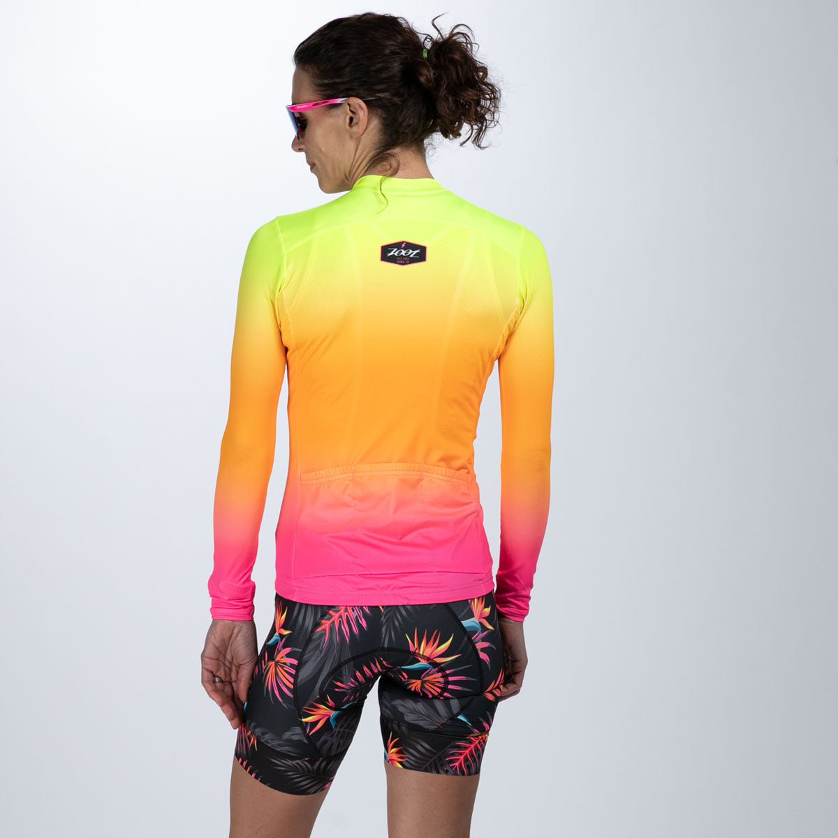 Zoot Sports CYCLE JERSEYS Women's Ltd Cycle Sun Stop Ls Jersey - Tropical Magic