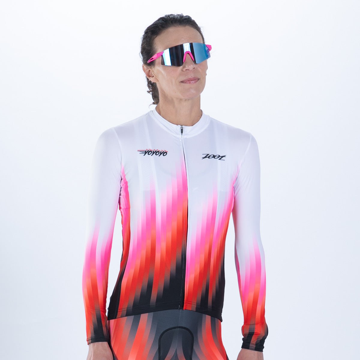 Zoot Sports CYCLE JERSEYS Women's Ltd Cycle Sun Stop Ls Jersey - Yo Yo Yo