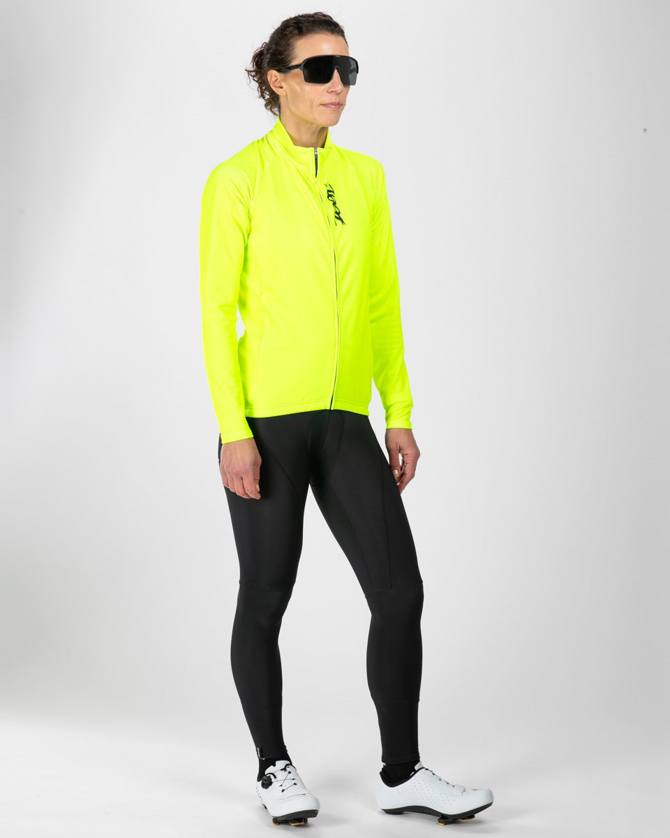 Zoot Sports CYCLE JERSEYS Women's Ltd Cycle Thermo Jersey - Safety Yellow