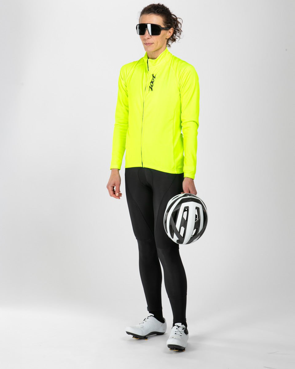 Zoot Sports CYCLE JERSEYS Women's Ltd Cycle Thermo Jersey - Safety Yellow