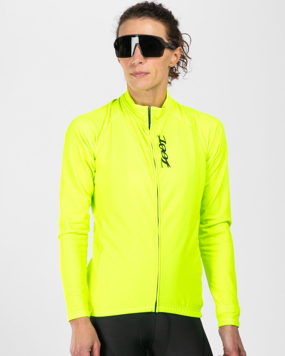 Zoot Sports CYCLE JERSEYS Women's Ltd Cycle Thermo Jersey - Safety Yellow