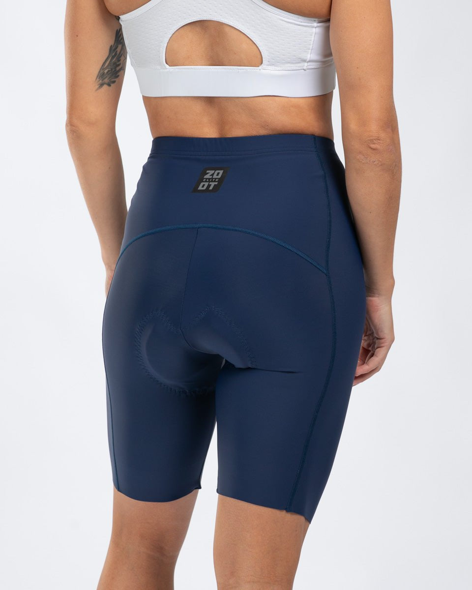 Zoot Sports CYCLE SHORTS Women's Elite Cycle High-Rise Short - Deep Navy