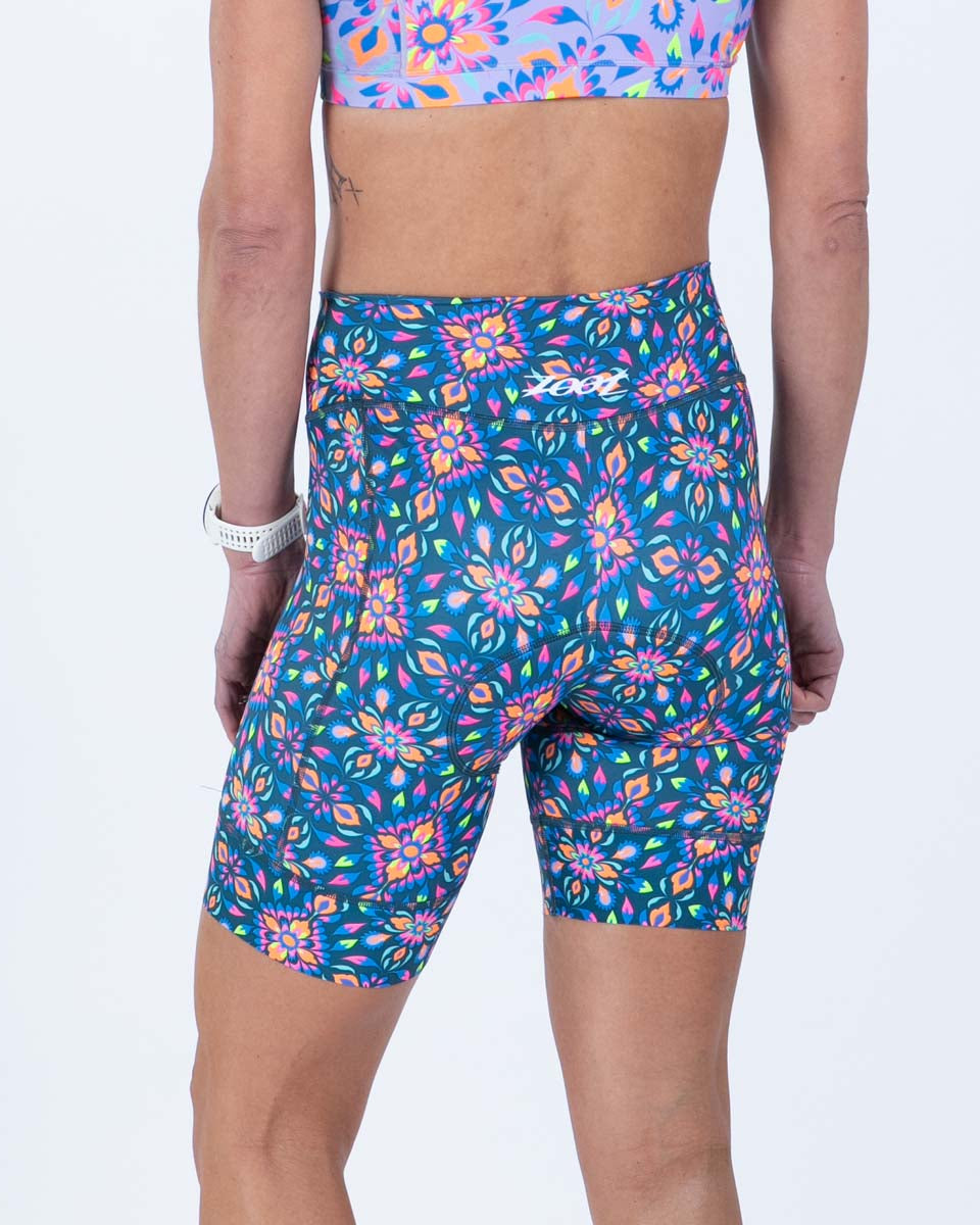 Zoot Sports CYCLE SHORTS Women's Ltd Cycle High-Rise Short - Kaleidoscope