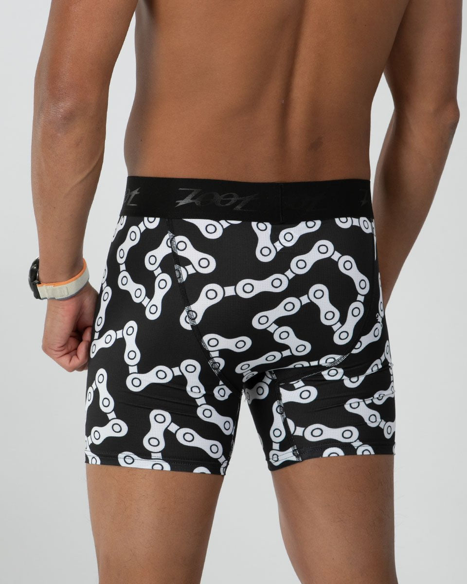 Zoot Sports LIFESTYLE Men's Ltd Boxer Brief - Bike Chain