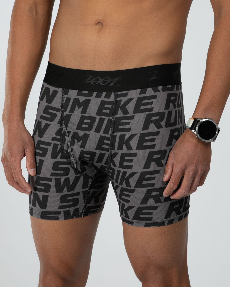 Zoot Sports LIFESTYLE Men's Ltd Boxer Brief - SBR Black