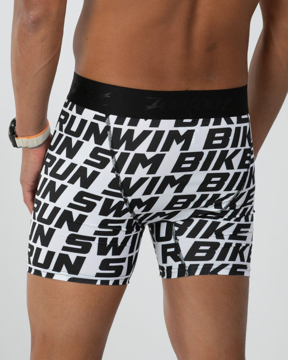 Zoot Sports LIFESTYLE Men's Ltd Boxer Brief - SBR White