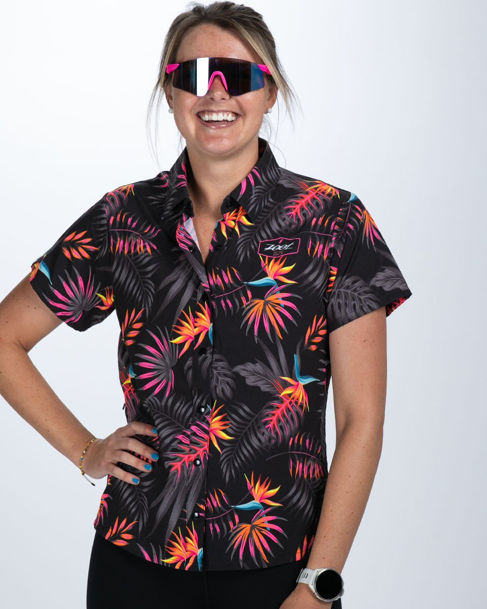 Zoot Sports LIFESTYLE Women's Ltd Party Shirt - Tropical Magic