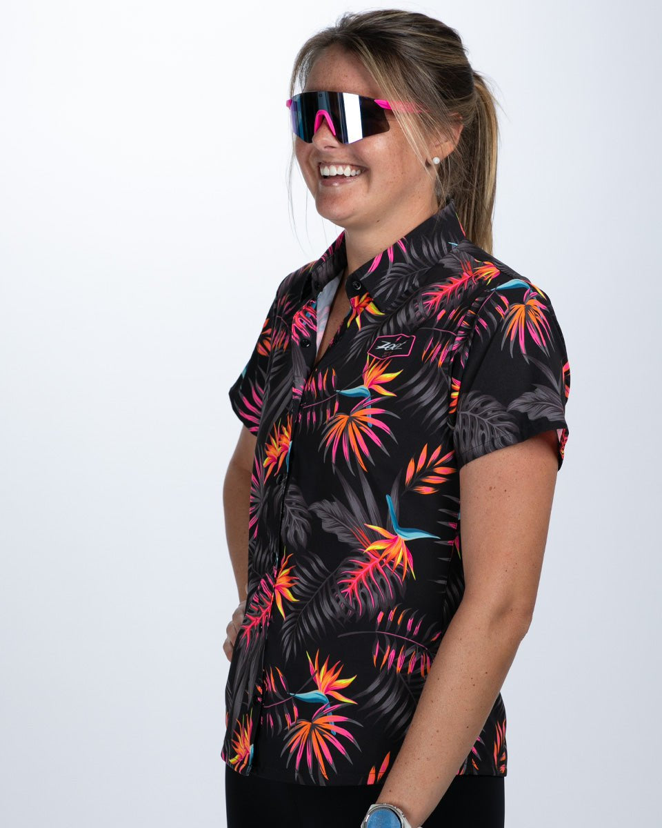 Zoot Sports LIFESTYLE Women's Ltd Party Shirt - Tropical Magic