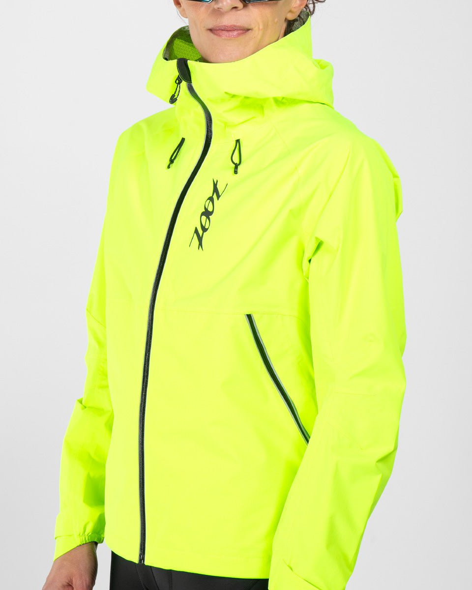 Zoot Sports OUTERWEAR Women's Elite FlashJacket - Safety Yellow