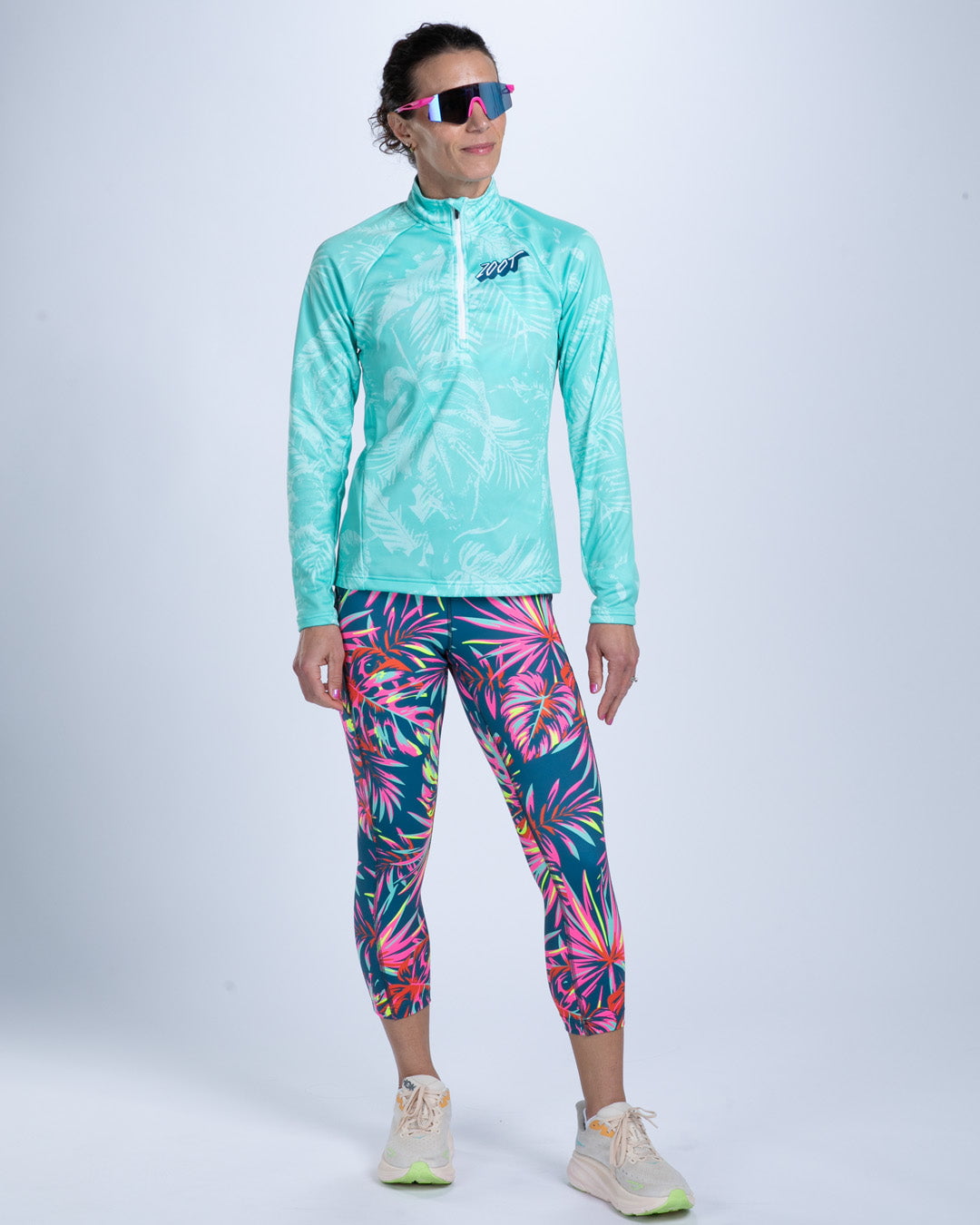Zoot Sports RUN 1/2 ZIPS Women's Ltd Run Thermo 1/2 Zip - Island Original