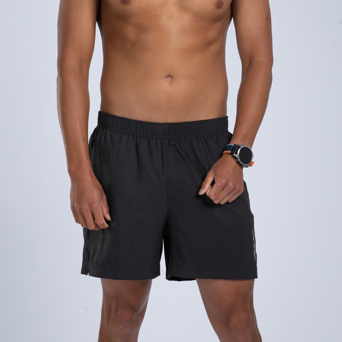 Zoot Sports RUN BOTTOMS Men's Core Run 5" Short - Jet Black
