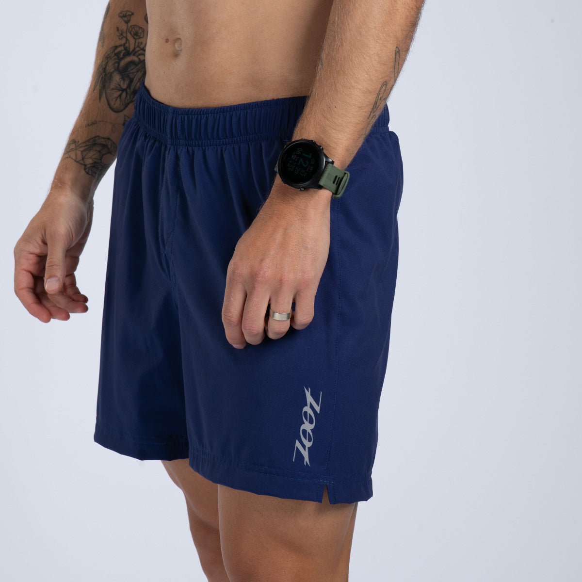 Zoot Sports RUN BOTTOMS Men's Core Run 5" Short - Navy