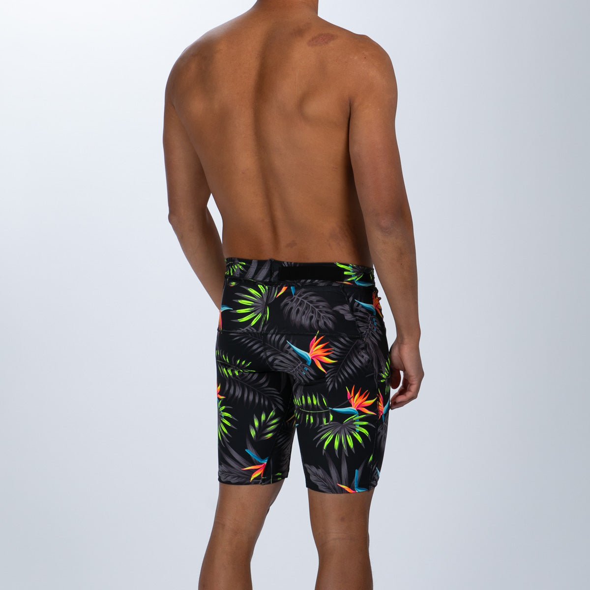 Zoot Sports RUN BOTTOMS Men's Ltd Run 9 1/2" Tight - Tropical Magic