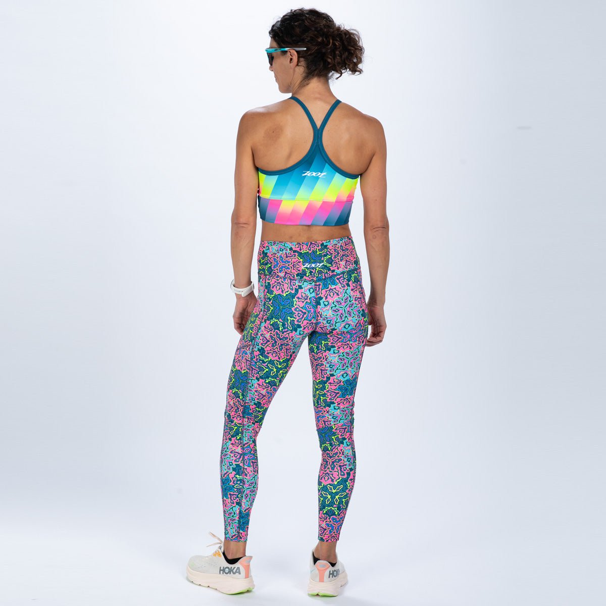 Zoot Sports RUN BOTTOMS Women's Ltd Run High Rise Tight - Costa Del Sol
