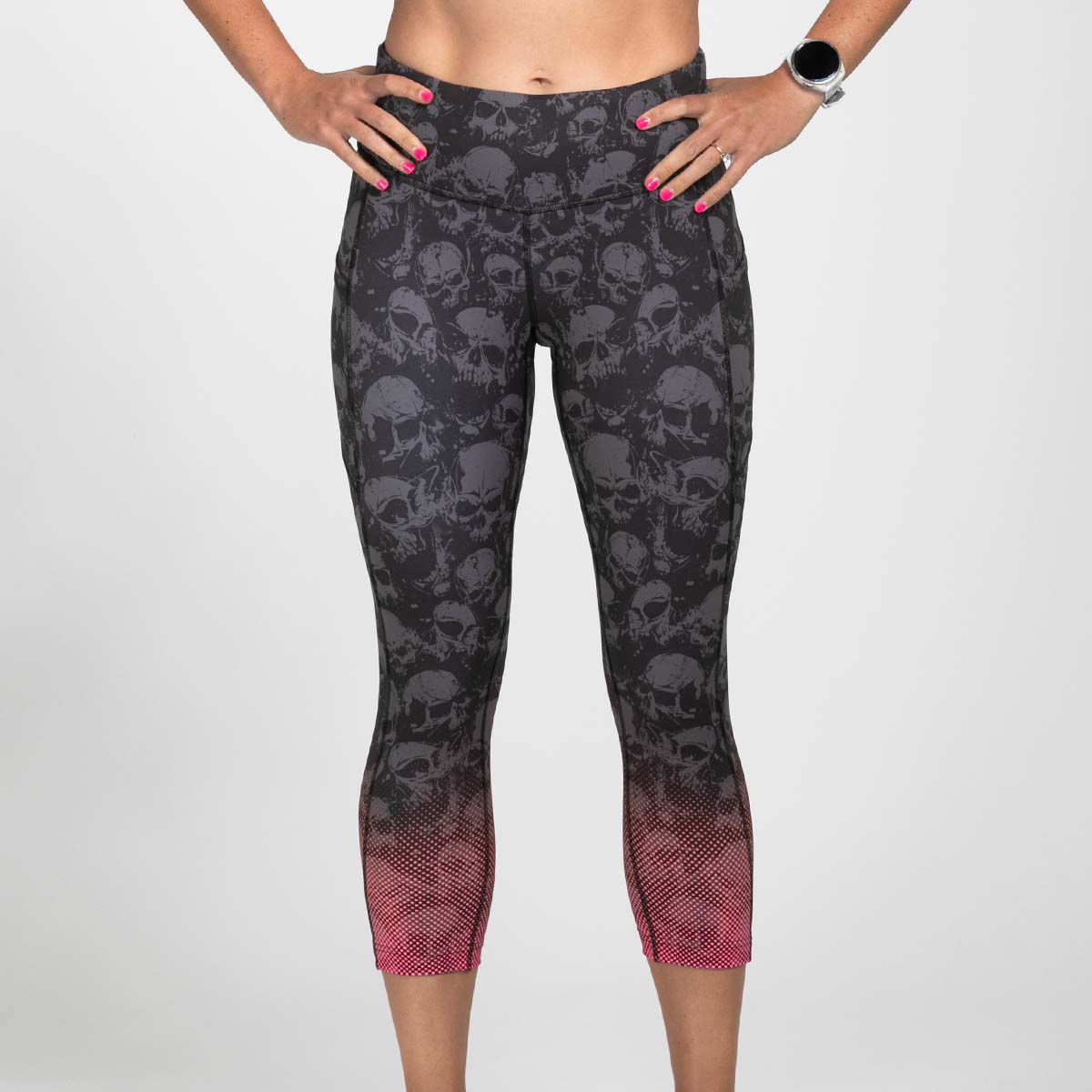 Zoot Sports RUN BOTTOMS Women's Ltd Run Pulse Capri - Darkside