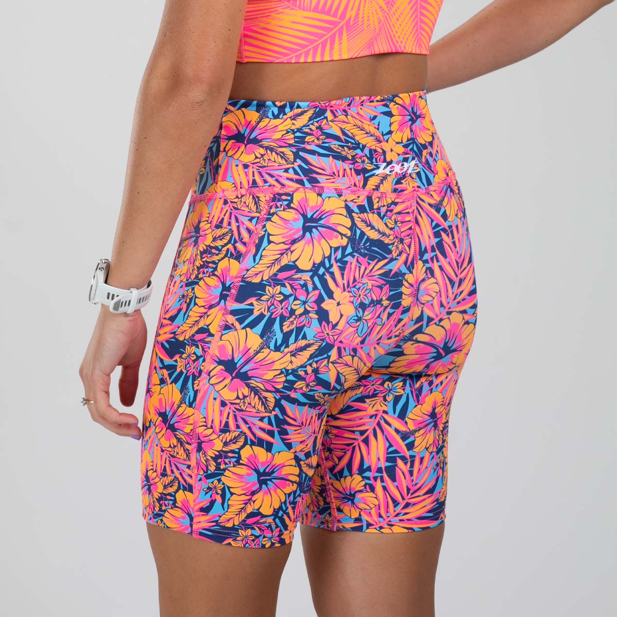 Zoot Sports RUN BOTTOMS Women's Ltd Run Pulse Long Short - Club Aloha
