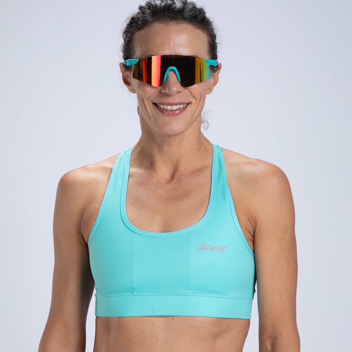 Zoot Sports RUN BRA Women's Core Run Bra - Aqua Blue