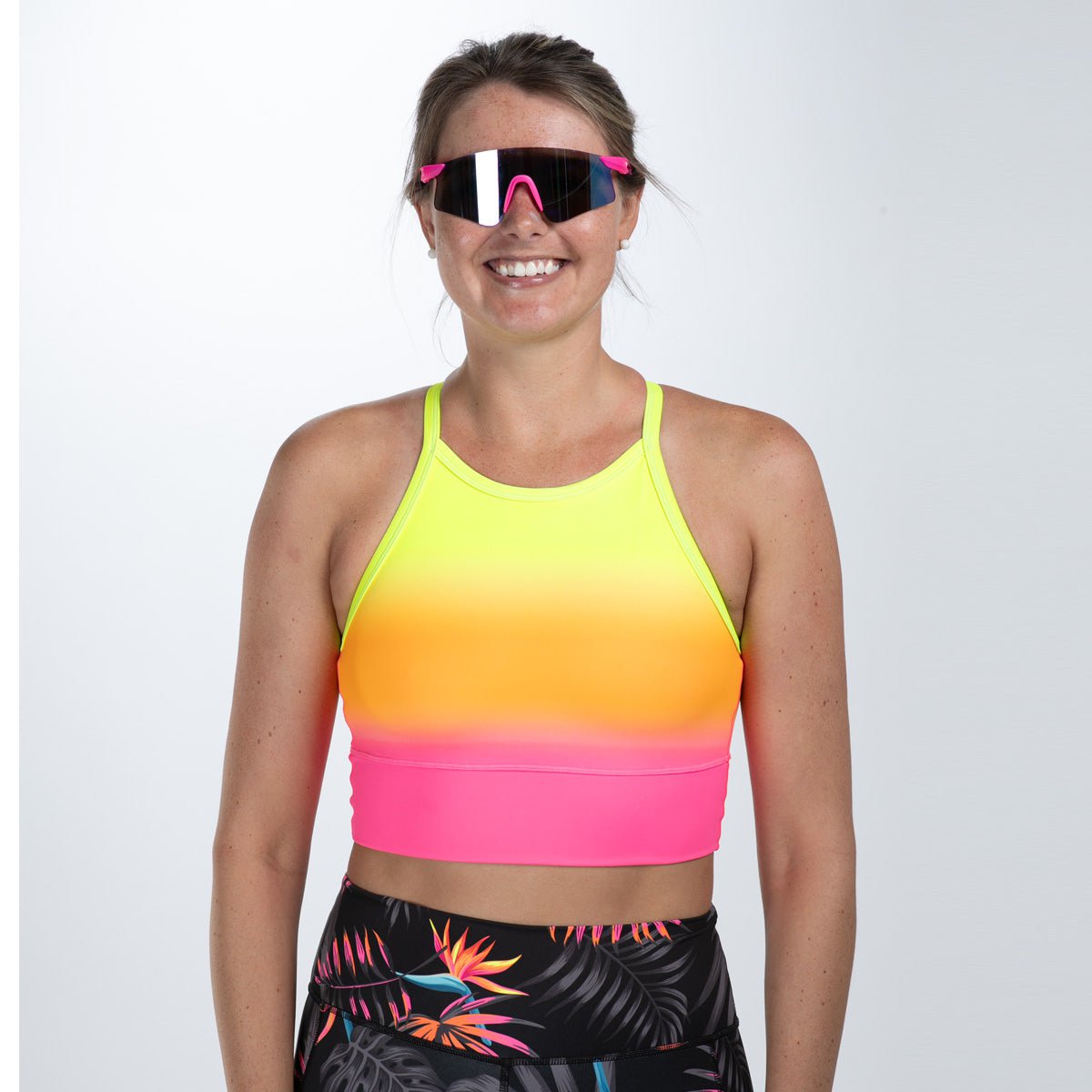 Zoot Sports RUN CROP Women's Ltd Run Crop - Tropical Magic